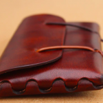 Leather strips instead of thread